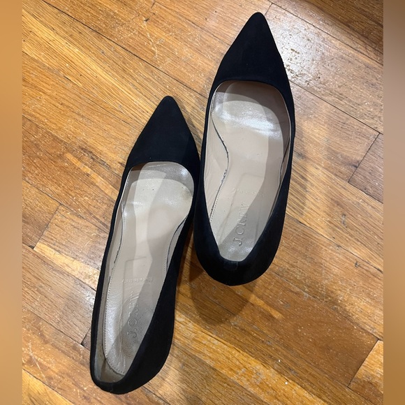 J Crew Elsie Elegant Black Suede Women's Pumps - Picture 4 of 8